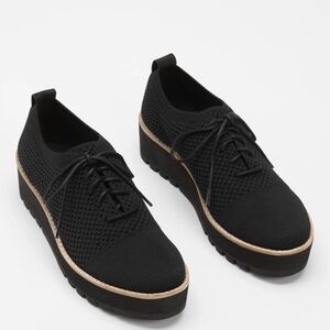 Eileen Fisher Eddy Knit Platform Oxford - S